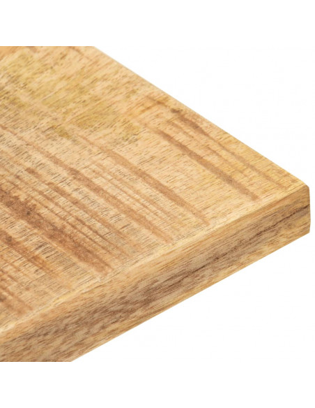 Piano Tavolo in Legno Massello di Mango 25-27 mm 80x80 cm