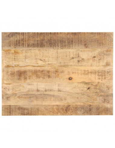 Piano Tavolo in Legno Massello di Mango 25-27 mm 90x70 cm
