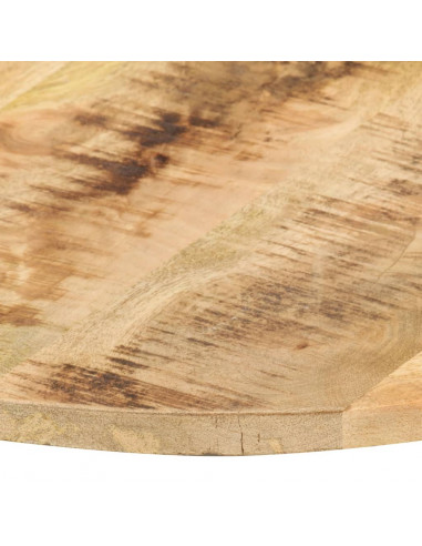 Piano Tavolo in Legno Massello di Mango Rotondo 15-16 mm 40 cm