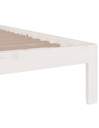 Giroletto Bianco in Legno Massello 140x200 cm