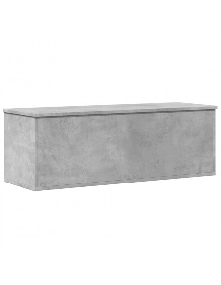 Contenitore Portaoggetti Grigio Cemento 102x35x35cm Truciolato