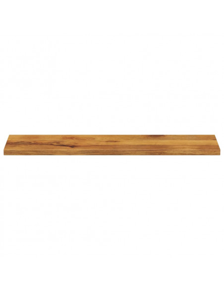 Piano per Tavolo 110x30x3,8cm Rettangolare Legno Massello Mango