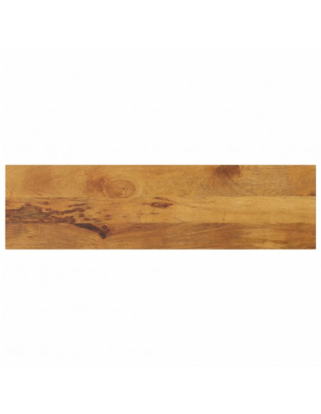 Piano per Tavolo 120x30x2,5cm Rettangolare Legno Massello Mango