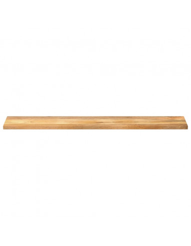 Piano per Tavolo 140x20x3,8cm Rettangolare Legno Massello Mango