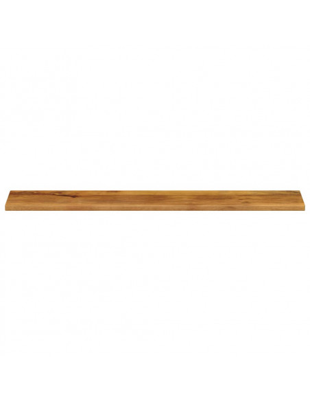 Piano per Tavolo 140x30x2,5cm Rettangolare Legno Massello Mango