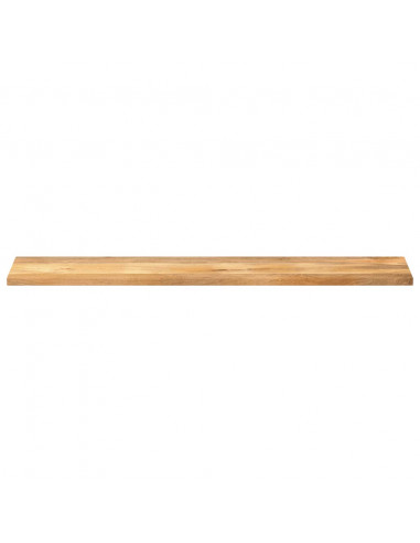 Piano per Tavolo 140x30x3,8cm Rettangolare Legno Massello Mango