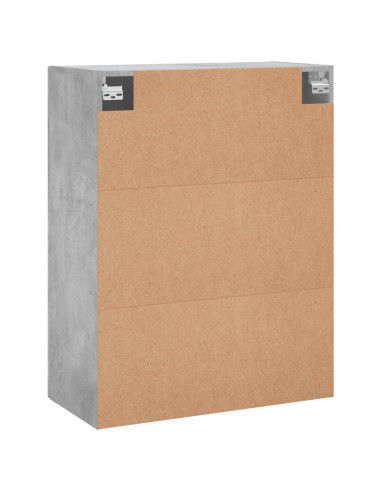 Mobili a Parete 2 pz Grigio Cemento 69,5x34x90 cm