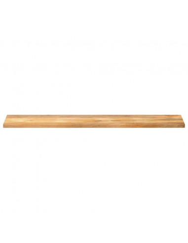 Piano per Tavolo 160x40x2,5cm Rettangolare Legno Massello Mango