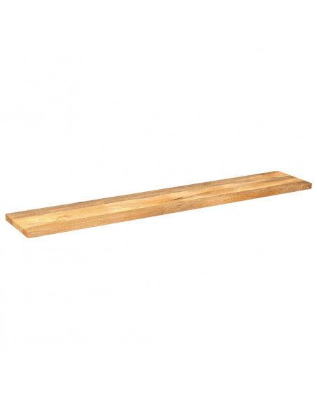 Piano per Tavolo 180x40x2,5cm Rettangolare Legno Massello Mango