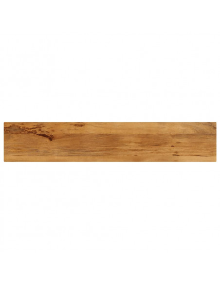 Piano per Tavolo 180x40x2,5cm Rettangolare Legno Massello Mango