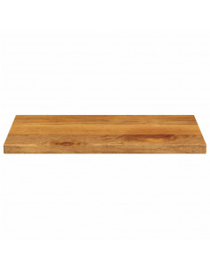 Piano per Tavolo 40x20x2,5cm Rettangolare Legno Massello Mango 2
