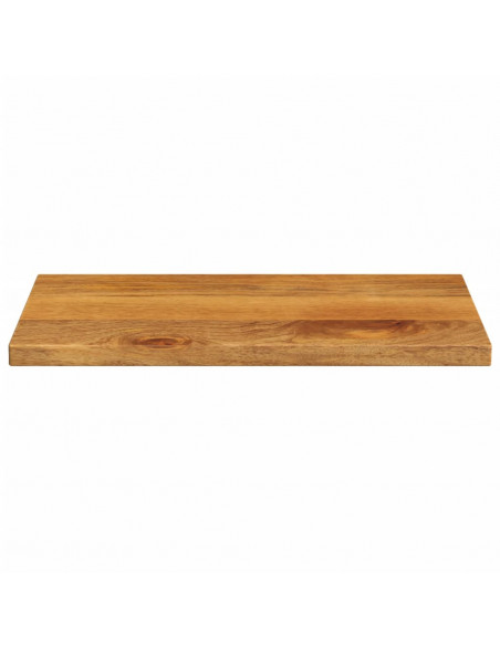 Piano per Tavolo 40x20x2,5cm Rettangolare Legno Massello Mango