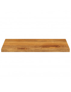 Piano per Tavolo 40x30x3,8 cm Rettangolare Legno Massello Mango 2