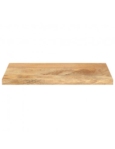 Piano per Tavolo 50x40x3,8 cm Rettangolare Legno Massello Mango