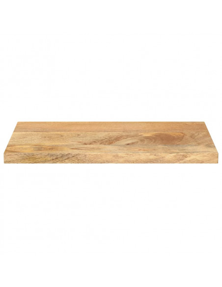Piano per Tavolo 60x30x3,8 cm Rettangolare Legno Massello Mango