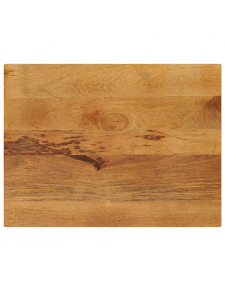 Piano per Tavolo 70x60x2,5 cm Rettangolare Legno Massello Mango