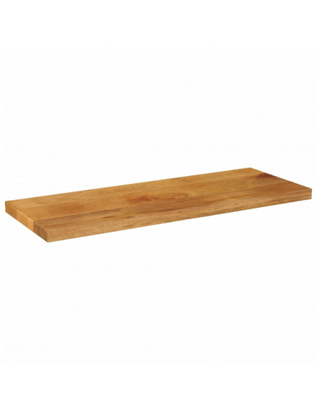 Piano per Tavolo 80x20x3,8 cm Rettangolare Legno Massello Mango