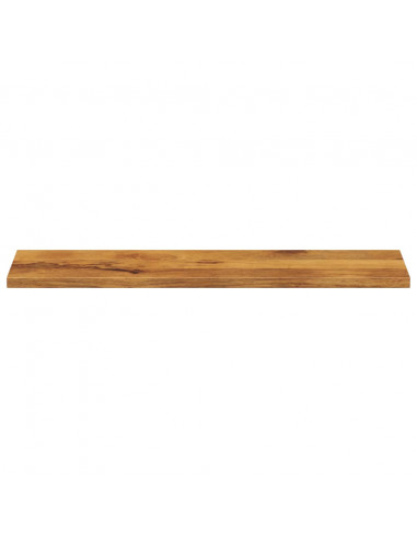 Piano per Tavolo 100x30x2,5cm Rettangolare Legno Massello Mango