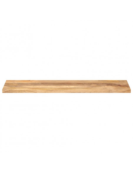 Piano per Tavolo 110x20x3,8cm Rettangolare Legno Massello Mango