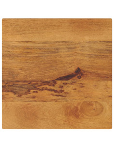 Piano per Tavolo 40x40x2,5 cm Quadrato Legno Massello di Pino 2