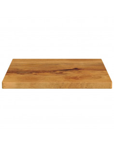 Piano per Tavolo 40x40x2,5 cm Quadrato Legno Massello di Pino 2