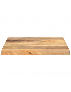 Piano per Tavolo 40x40x3,8 cm Quadrato Legno Massello di Pino 2