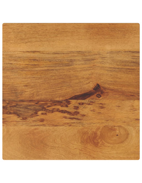 Piano per Tavolo 50x50x2,5 cm Quadrato Legno Massello di Pino