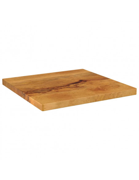 Piano per Tavolo 50x50x2,5 cm Quadrato Legno Massello di Pino