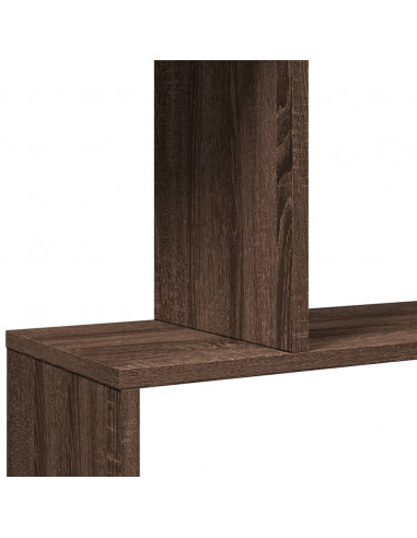 Libreria 6 Ripiani Rovere Marrone 70x24x193 cm in Truciolato