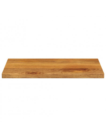 Piano per Tavolo 60x20x2,5cm Rettangolare Legno Massello Mango