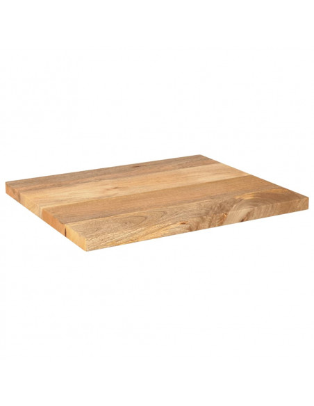 Piano per Tavolo 60x50x3,8 cm Rettangolare Legno Massello Mango