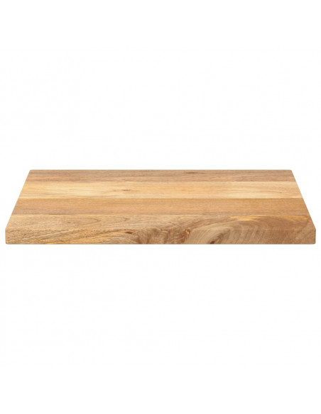 Piano per Tavolo 60x50x3,8 cm Rettangolare Legno Massello Mango