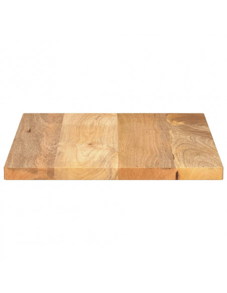 Piano per Tavolo 60x50x3,8 cm Rettangolare Legno Massello Mango