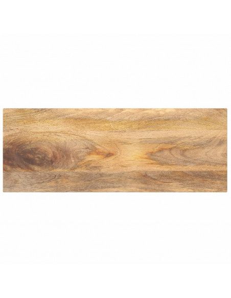 Piano per Tavolo 70x20x3,8 cm Rettangolare Legno Massello Mango