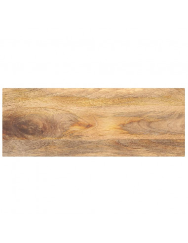 Piano per Tavolo 70x30x3,8 cm Rettangolare Legno Massello Mango