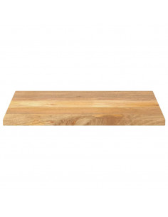 Piano per Tavolo 70x60x2,5 cm Rettangolare Legno Massello Mango 2