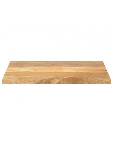 Piano per Tavolo 80x70x3,8 cm Rettangolare Legno Massello Mango