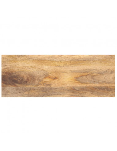 Piano per Tavolo 90x40x2,5 cm Rettangolare Legno Massello Mango