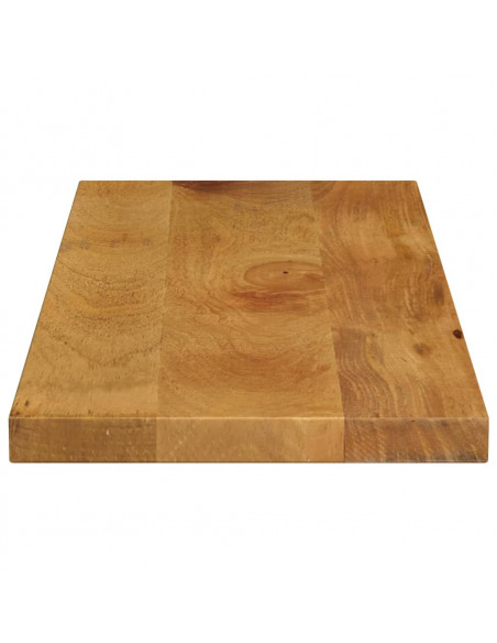 Piano per Tavolo 90x40x3,8 cm Rettangolare Legno Massello Mango