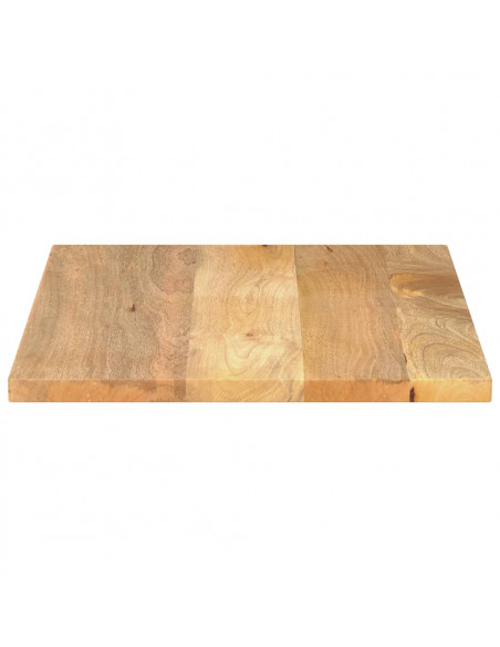 Piano per Tavolo 90x60x3,8 cm Rettangolare Legno Massello Mango