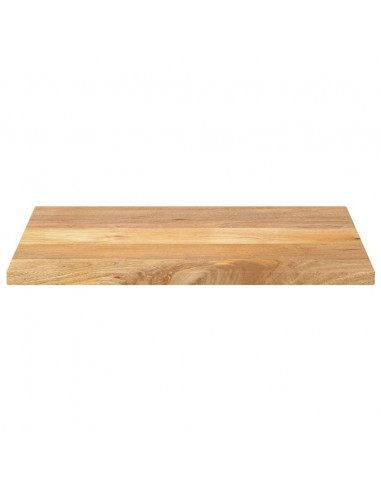 Piano per Tavolo 90x70x3,8 cm Rettangolare Legno Massello Mango