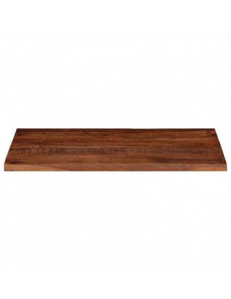 Piano Tavolo 100x50x2,5 cm Rettangolare in Massello di Recupero