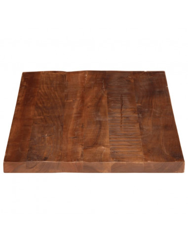 Piano Tavolo 100x50x2,5 cm Rettangolare in Massello di Recupero