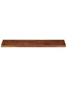 Piano Tavolo 120x30x2,5 cm Rettangolare in Massello di Recupero 2