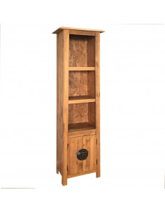 Mobile da Bagno Autoportante Legno Massello di Pino 48x32x170cm 2