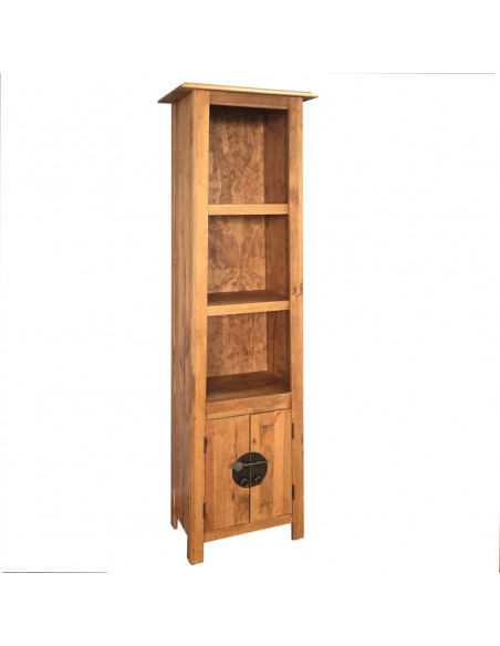 Mobile da Bagno Autoportante Legno Massello di Pino 48x32x170cm