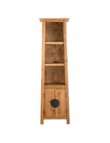 Mobile da Bagno Autoportante Legno Massello di Pino 48x32x170cm