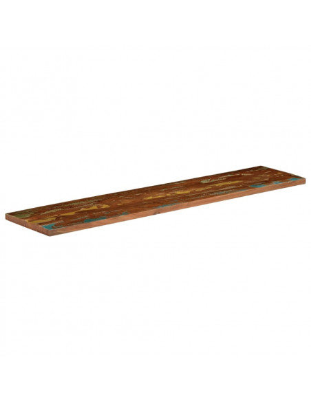 Piano Tavolo 180x20x2,5 cm Rettangolare in Massello di Recupero