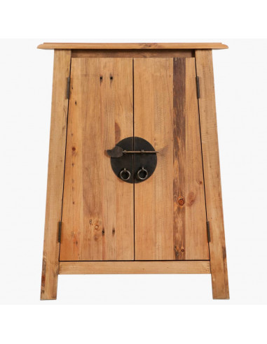 Mobile da Bagno in Legno Massello di Pino 59x32x80 cm