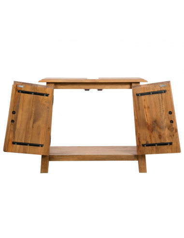 Set Mobili da Bagno in Legno Massello di Pino